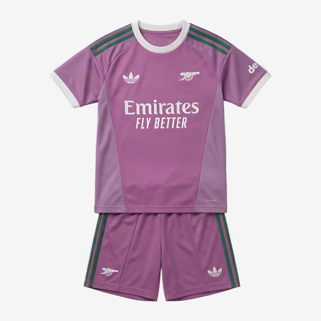 Arsenal Goalkeeper 26/27 Kids Shirt Kit - Purple