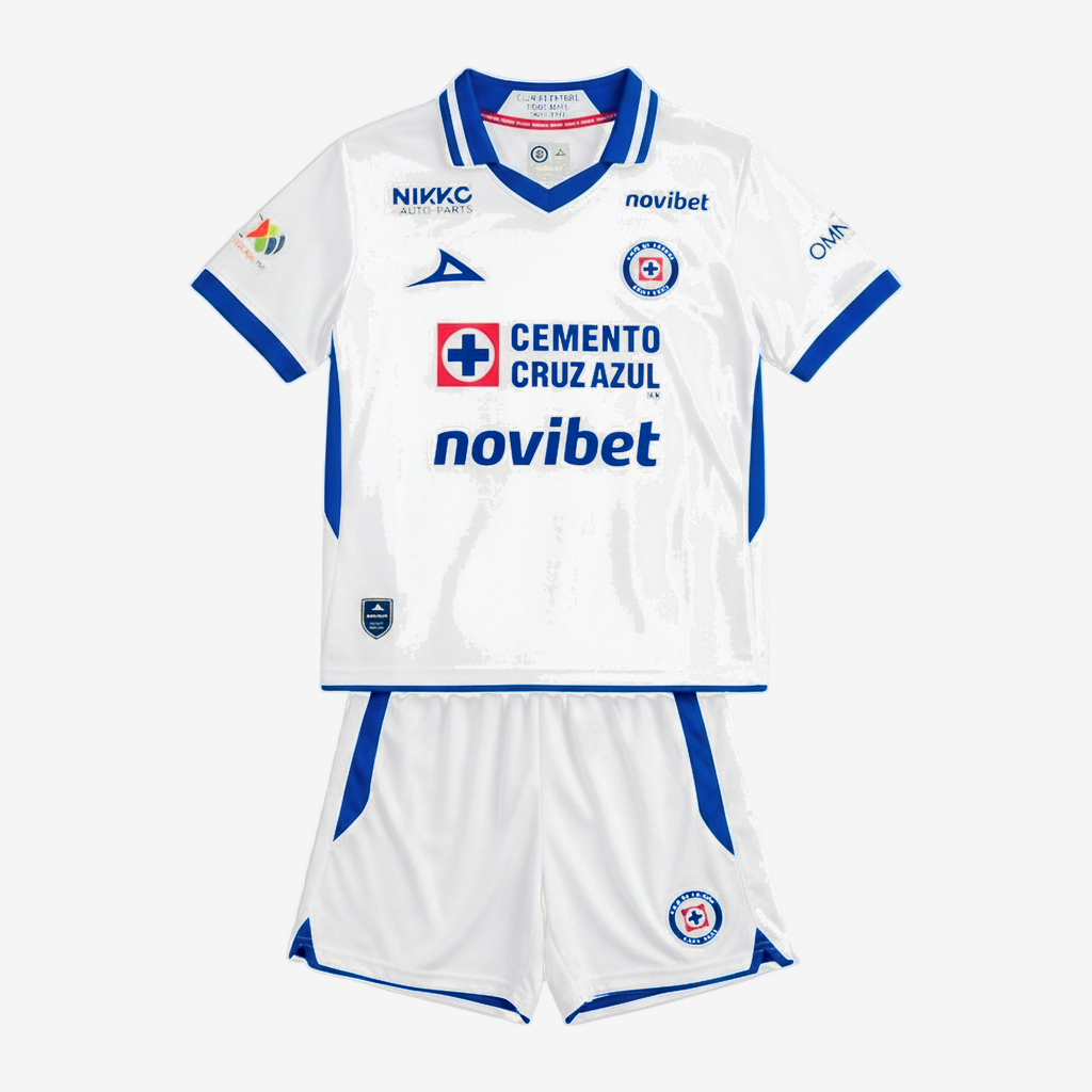 Cruz Azul Away 26/27 Kids Shirt Kit