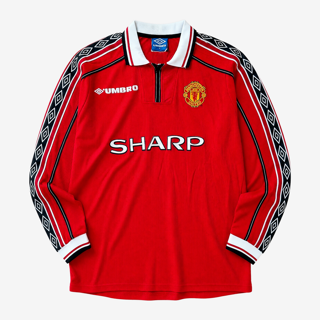 Manchester United Retro Home 98/99 Men's Long Sleeve Shirt
