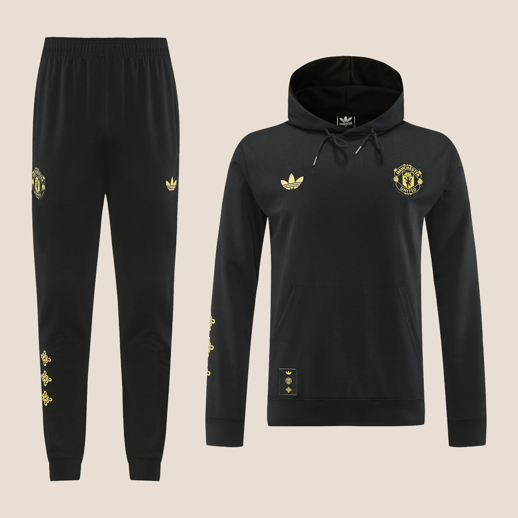 Manchester United Tracksuit - Black