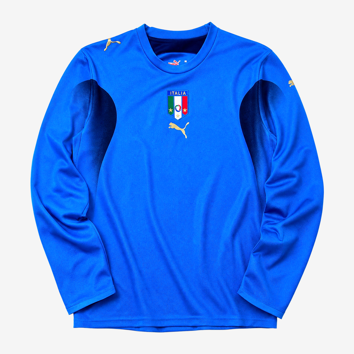 Italy Retro Home 2006 Men's Long Sleeve Shirt