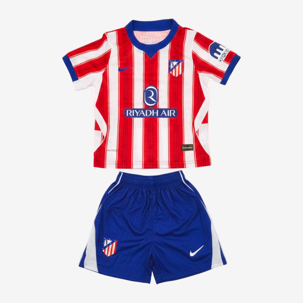 Atletico Madrid Home 26/27 Kids Shirt Kit