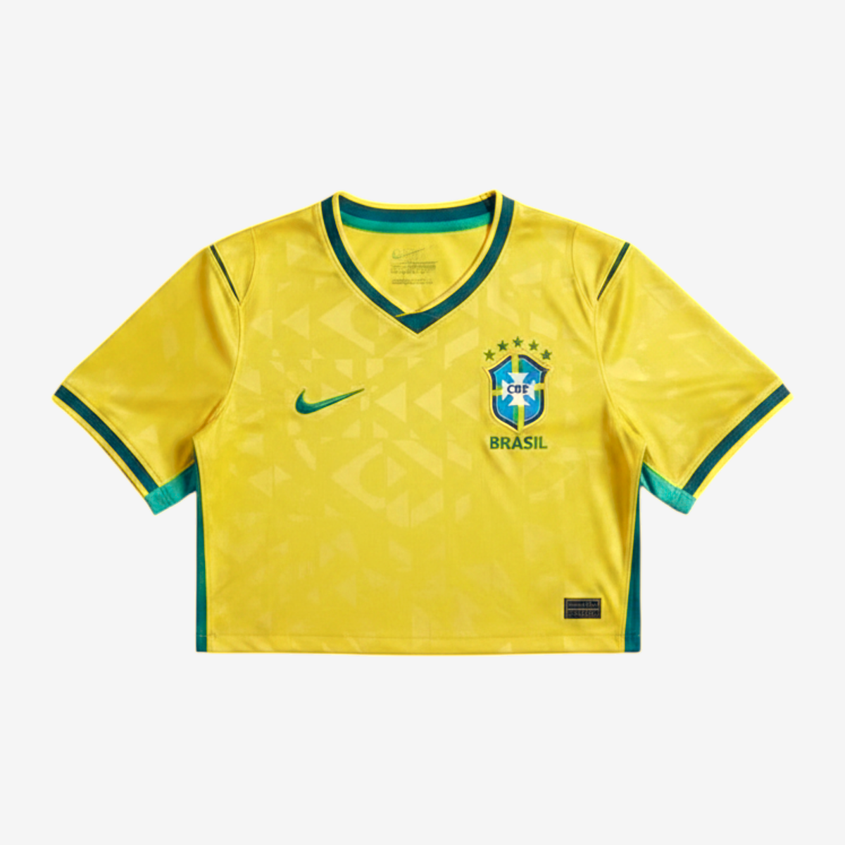 Brazil Home 26/27 Women's Crop Tank Top