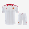 Manchester United Shirt and Shorts Set 26/27 - White Pinstripe