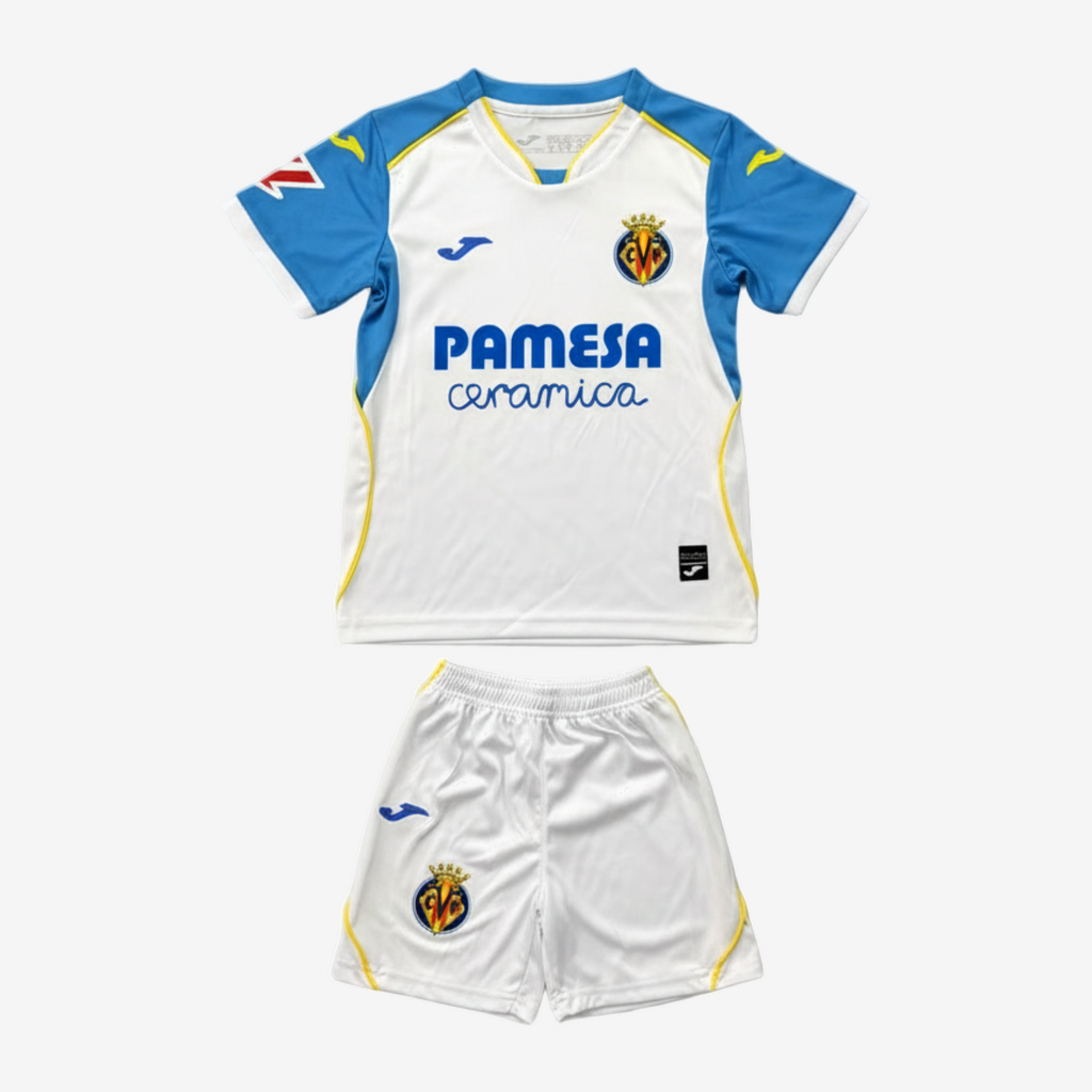 Villarreal Away 26/27 Kids Shirt Kit
