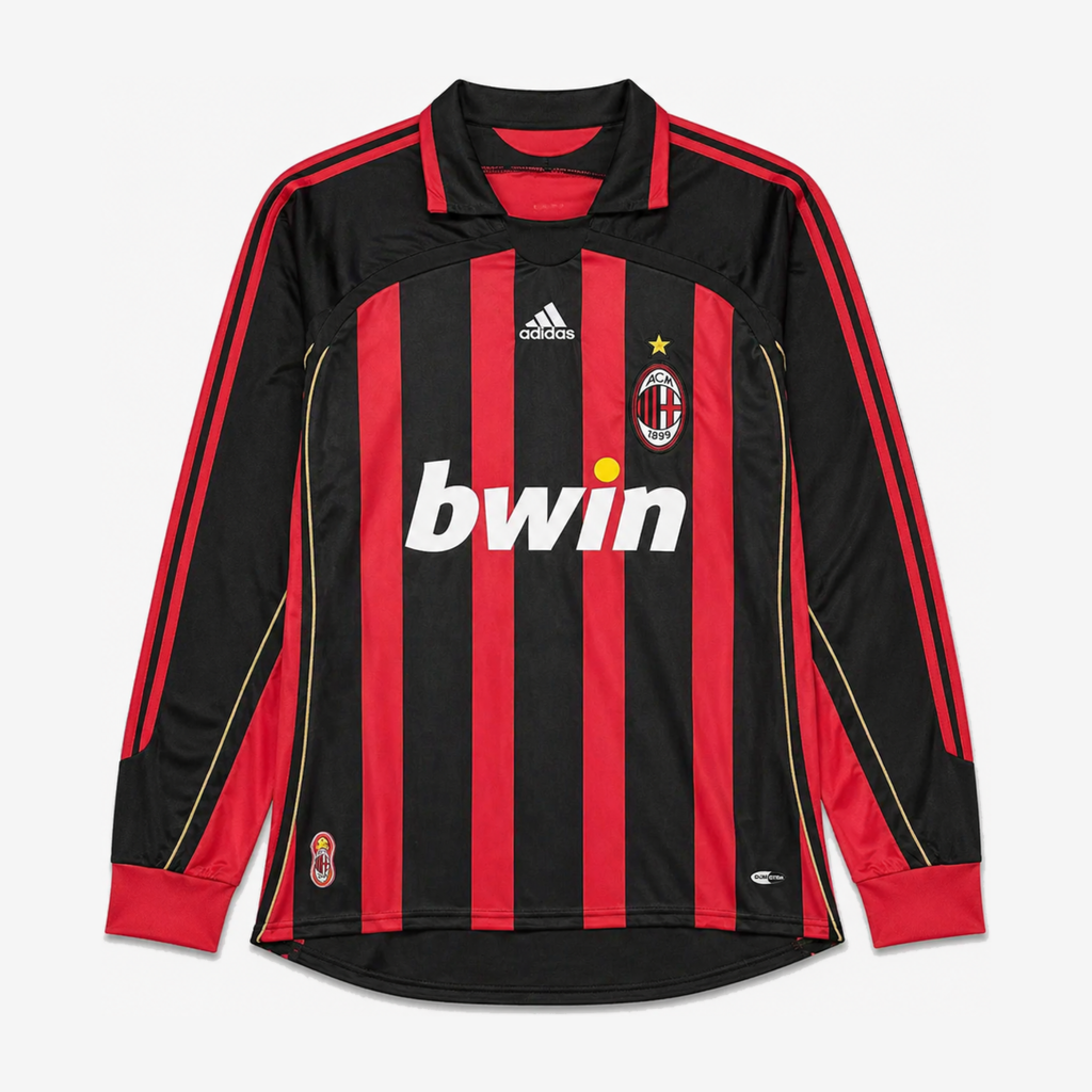 AC Milan Retro Home 06/07 Men's Long Sleeve Shirt