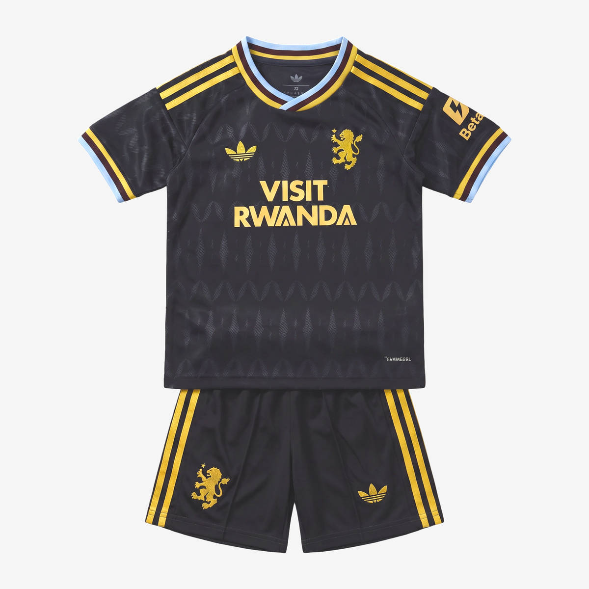 Aston Villa Away 26/27 Kids Shirt Kit