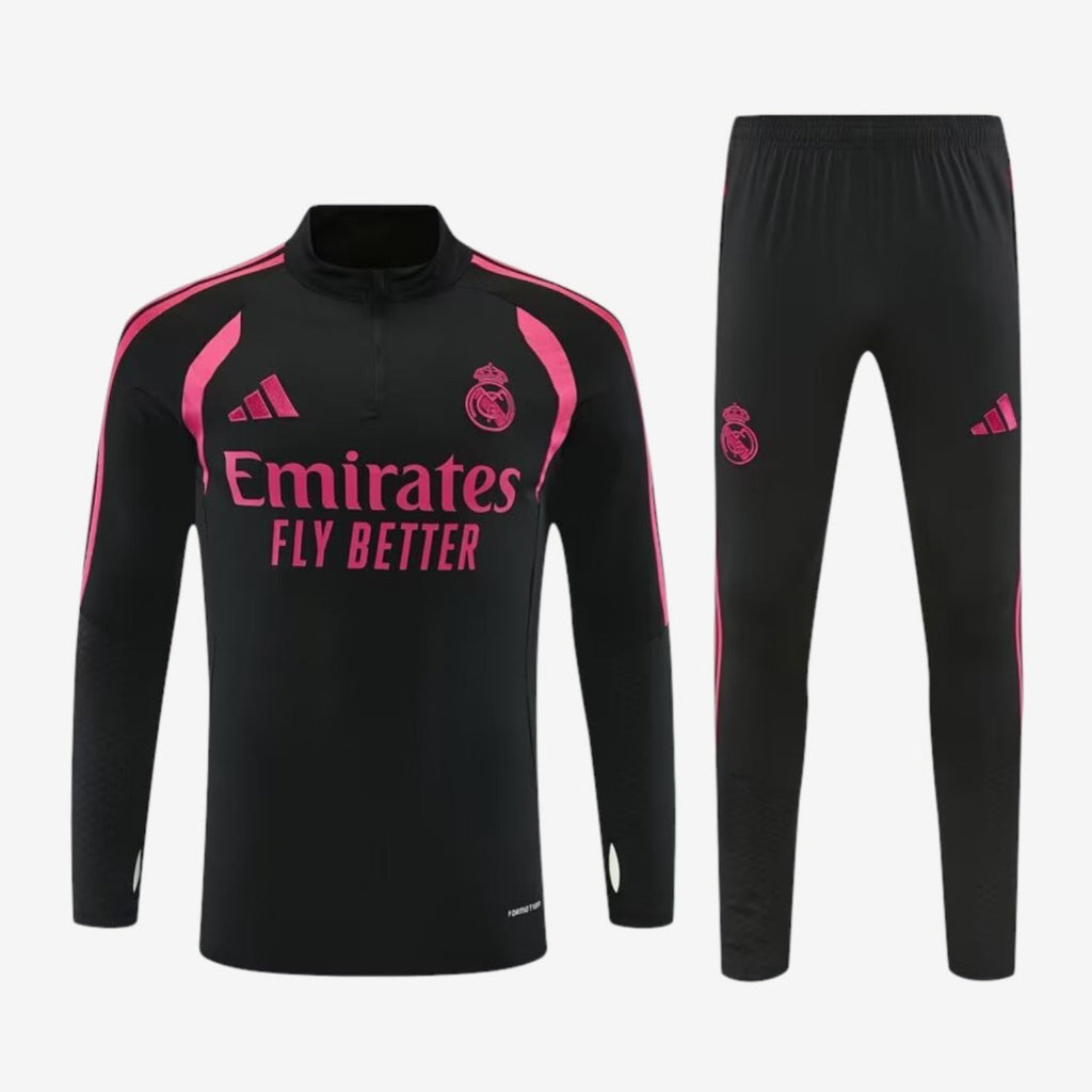Real Madrid Training Suit 26/27 - Black and Pink