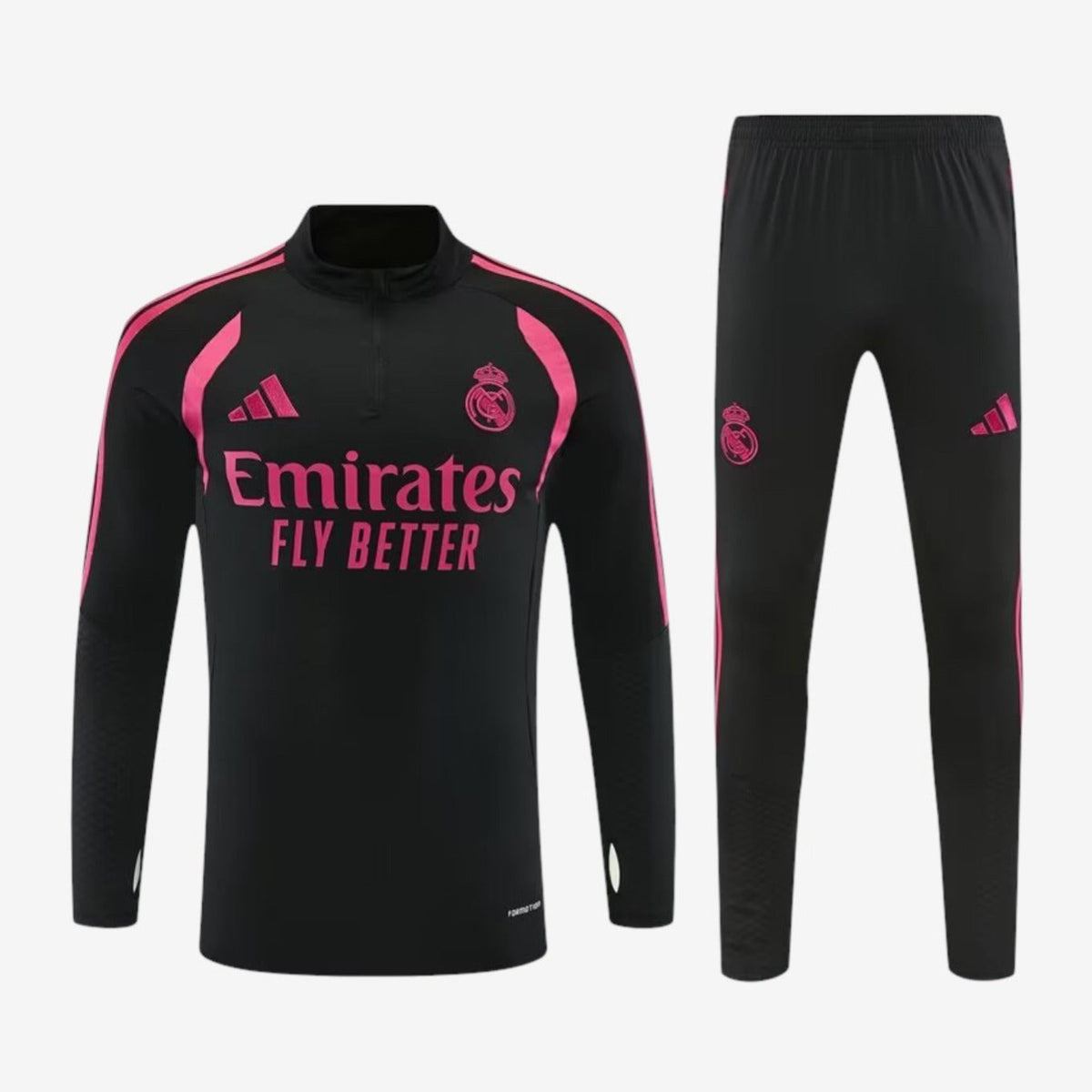 Real Madrid Training Suit 26/27 - Black and Pink