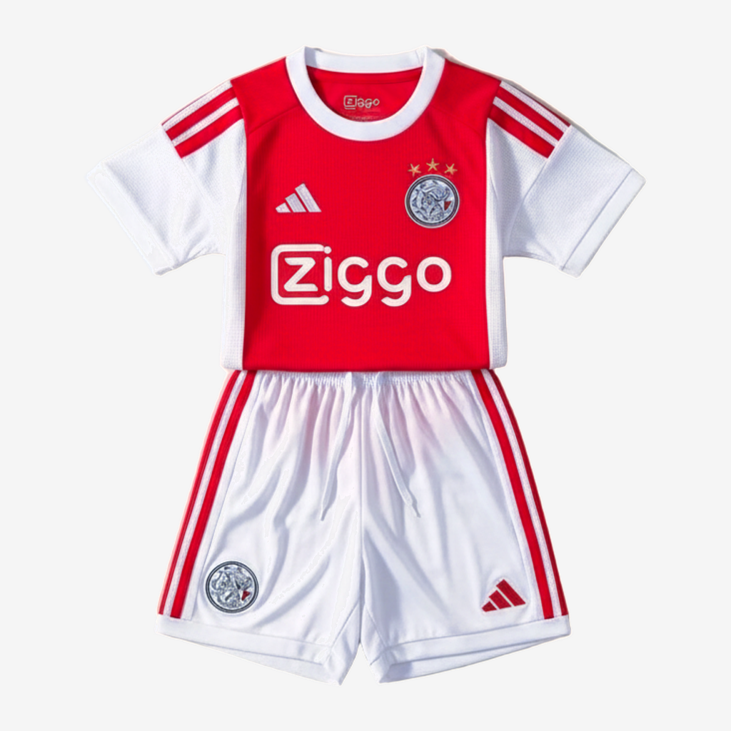 Ajax Home 26/27 Kids Shirt Kit