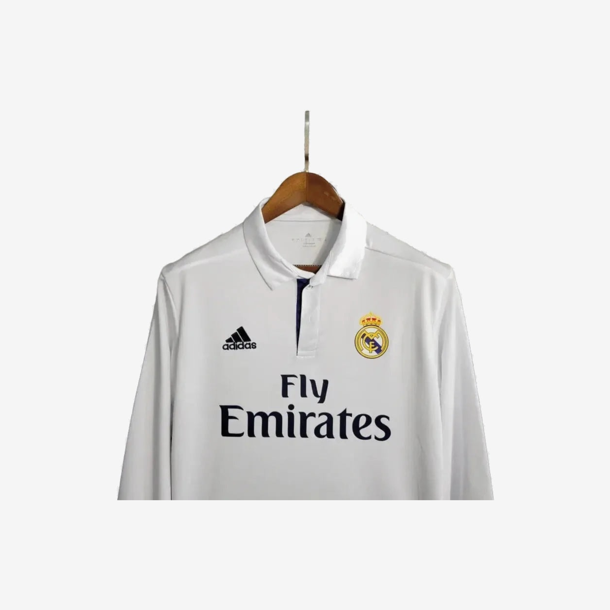Real Madrid Retro 16/17 Men's Long Sleeve Shirt