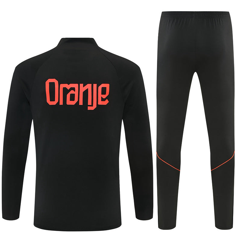 Netherlands Training Suit 26/27 - Black