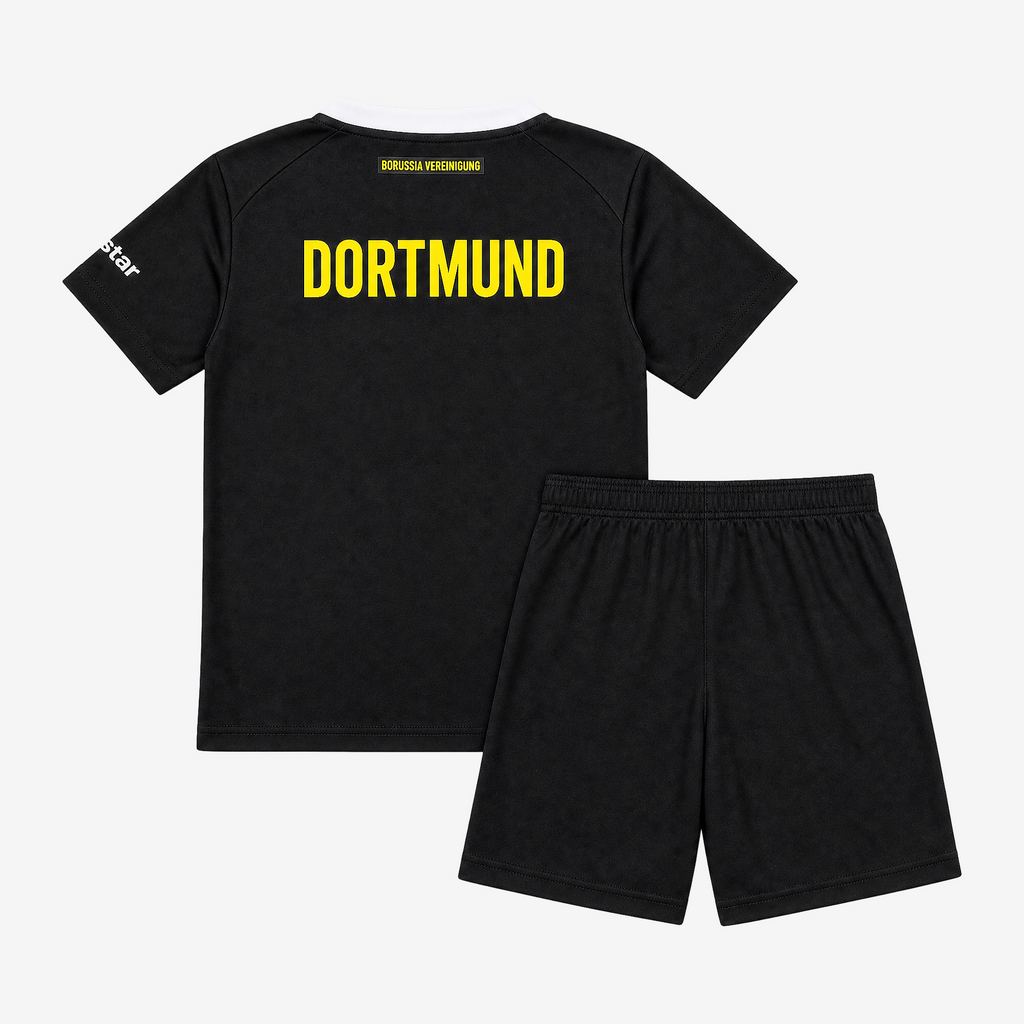 Borussia Dortmund Away 26/27 Kids Shirt Kit
