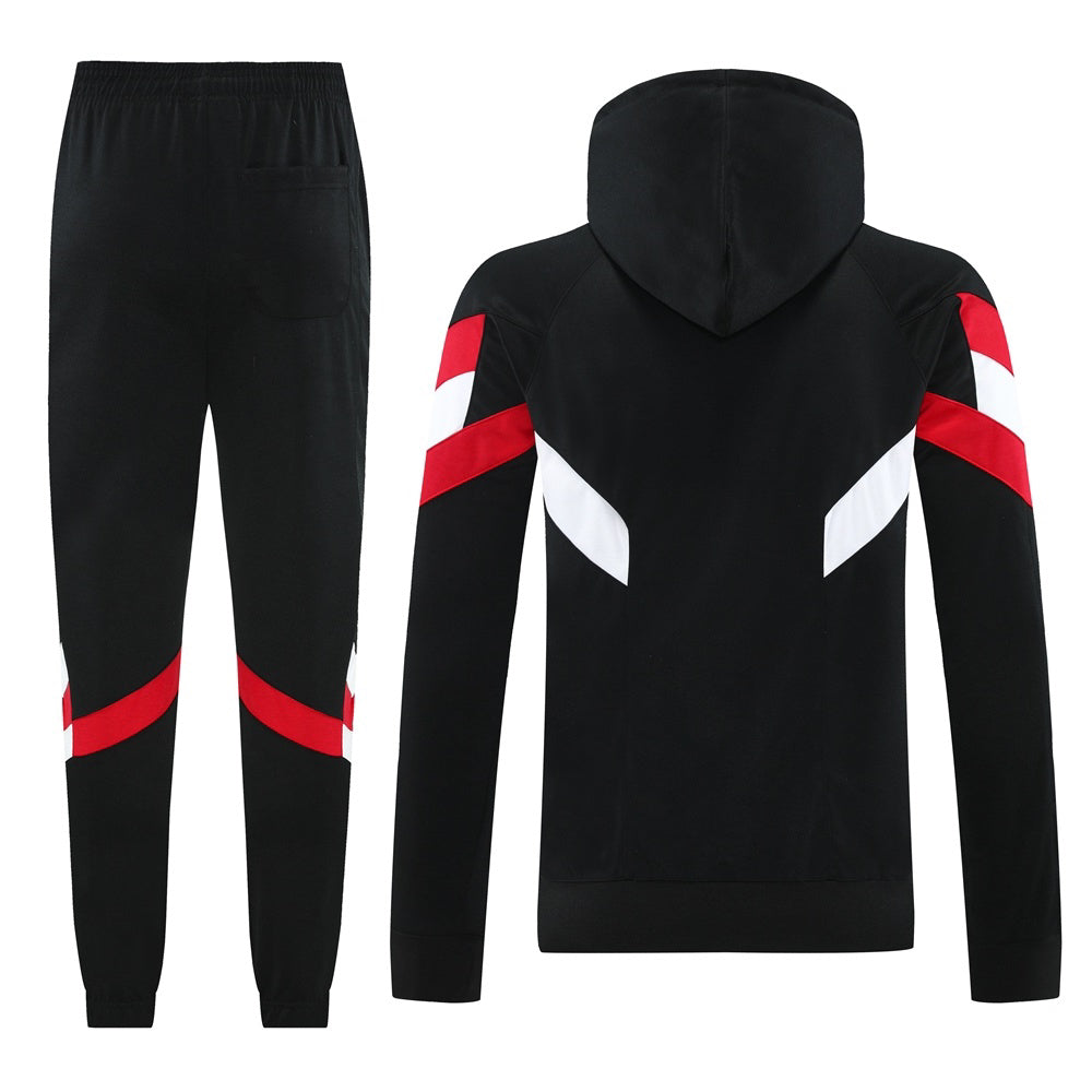 Manchester United Tracksuit - Black and Red