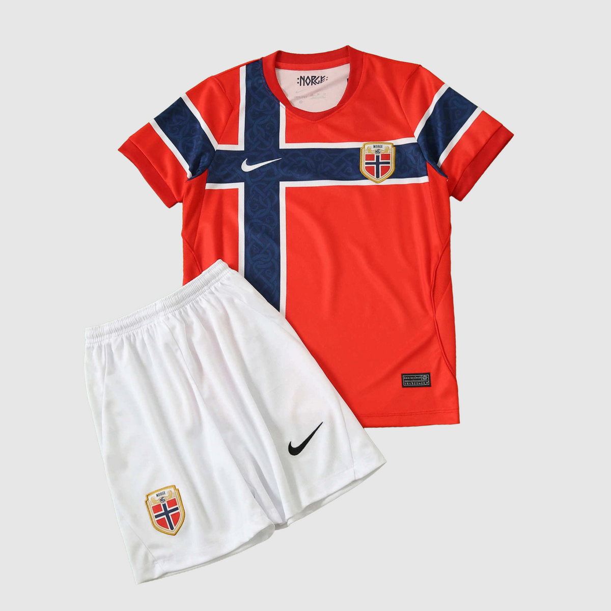 Norway Home 26/27 Kids Shirt Kit