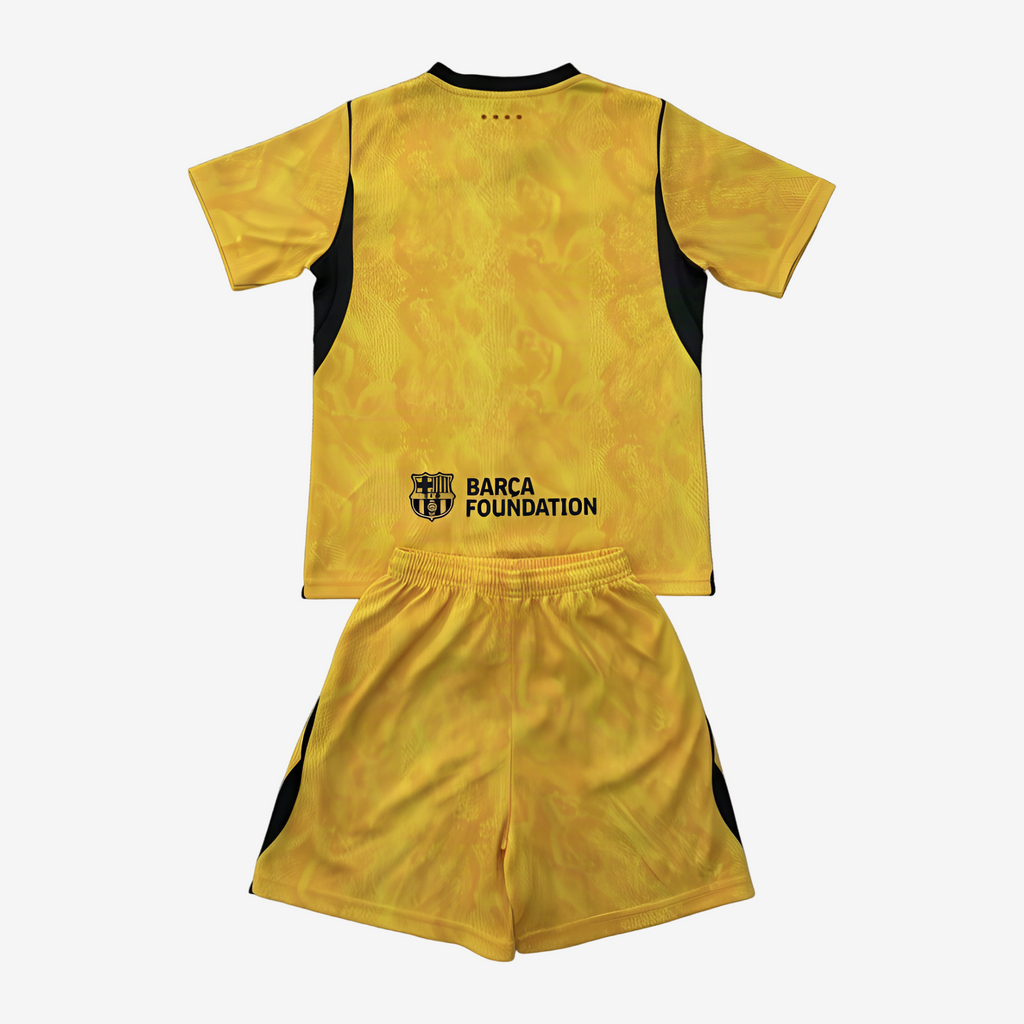 Barcelona Goalkeeper 26/27 Kids Shirt Kit - Yellow