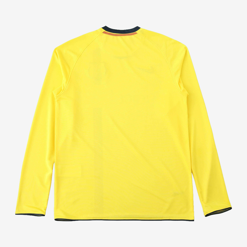 Barcelona Retro Away 08/09 Men's Long Sleeve Shirt