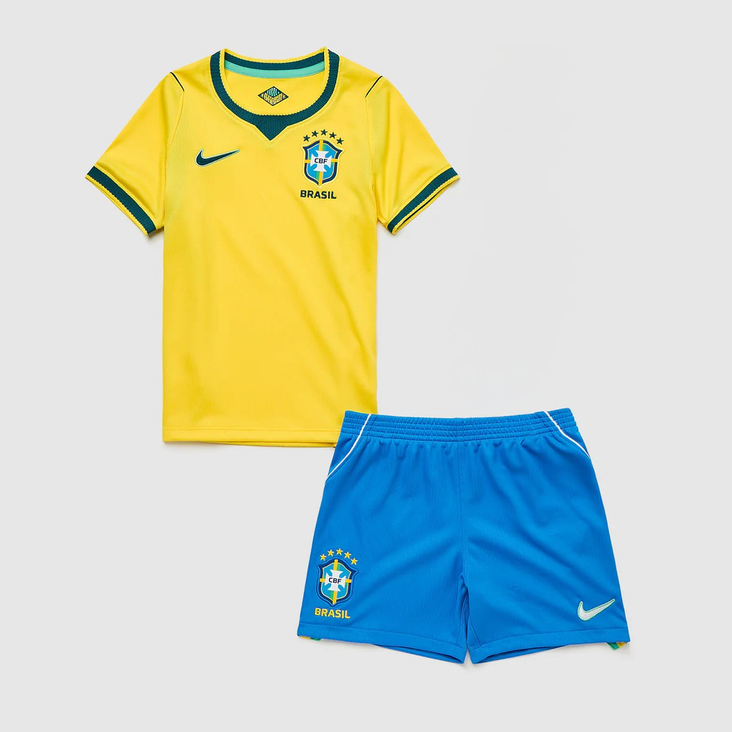 Brazil Home 26/27 Kids Shirt Kit