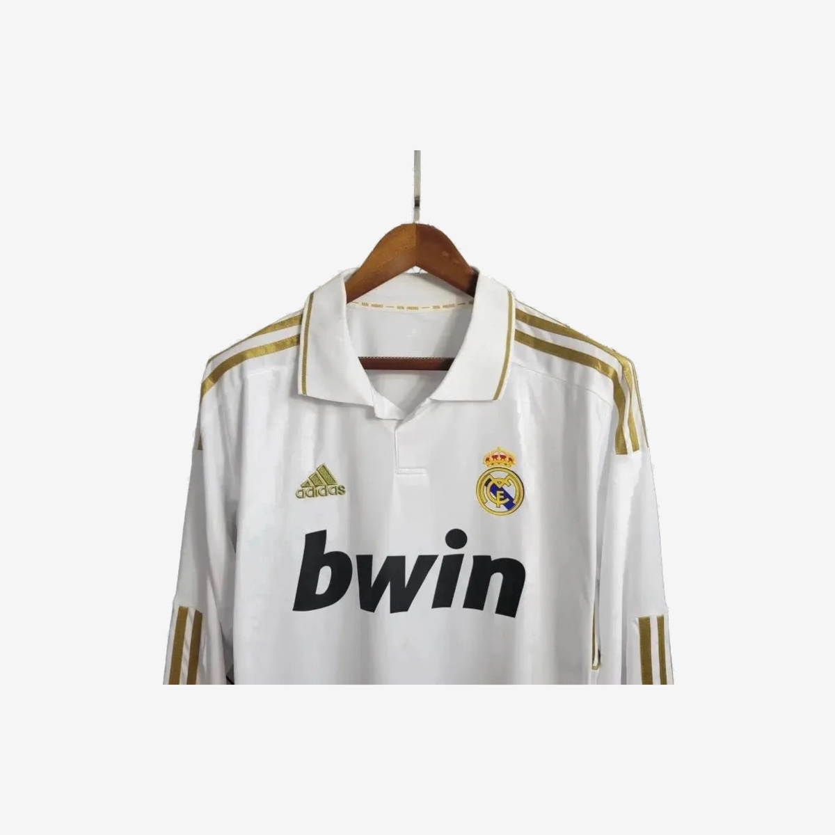 Real Madrid Retro Home 11/12 Men's Long Sleeve Shirt