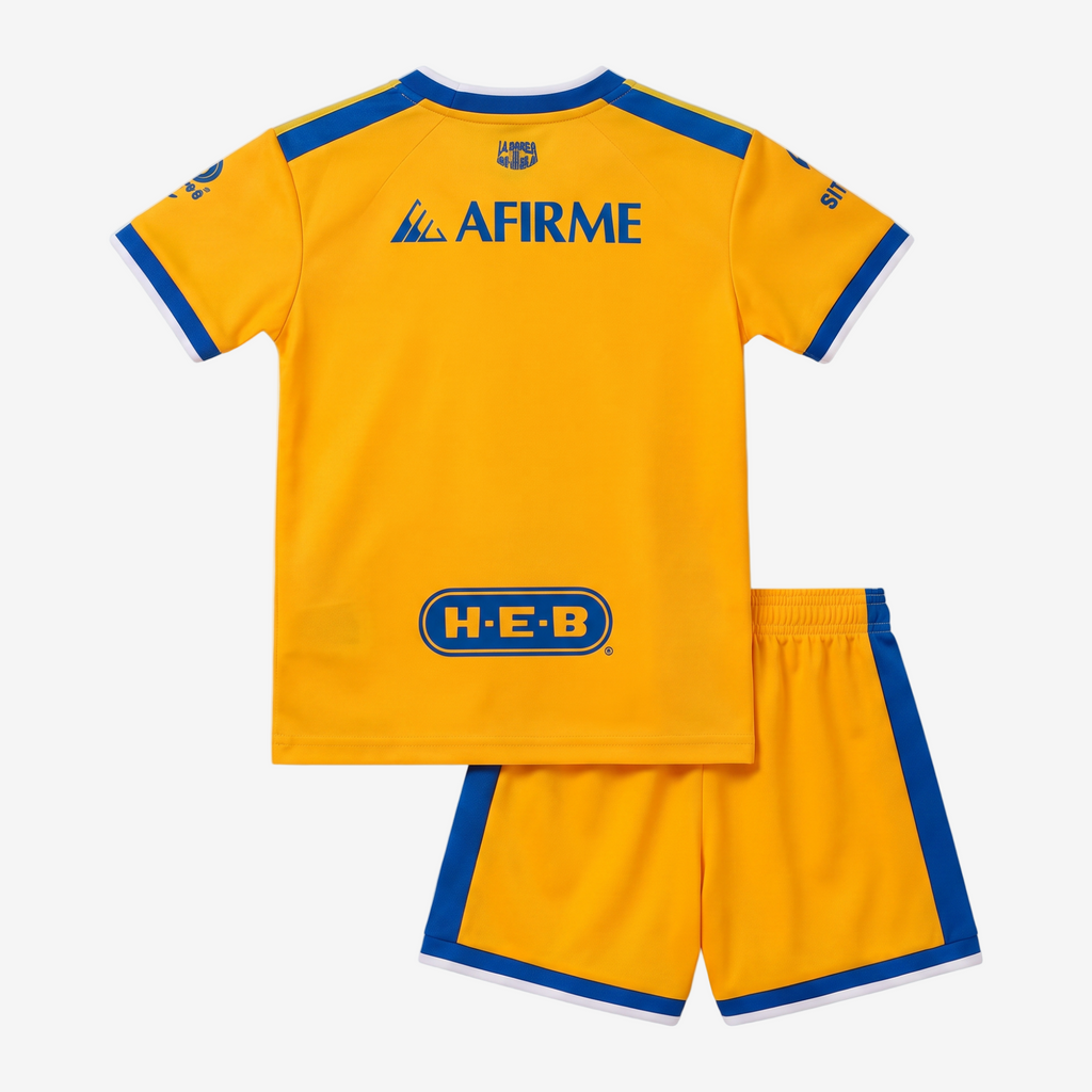 Tigres Home 26/27 Kids Shirt Kit