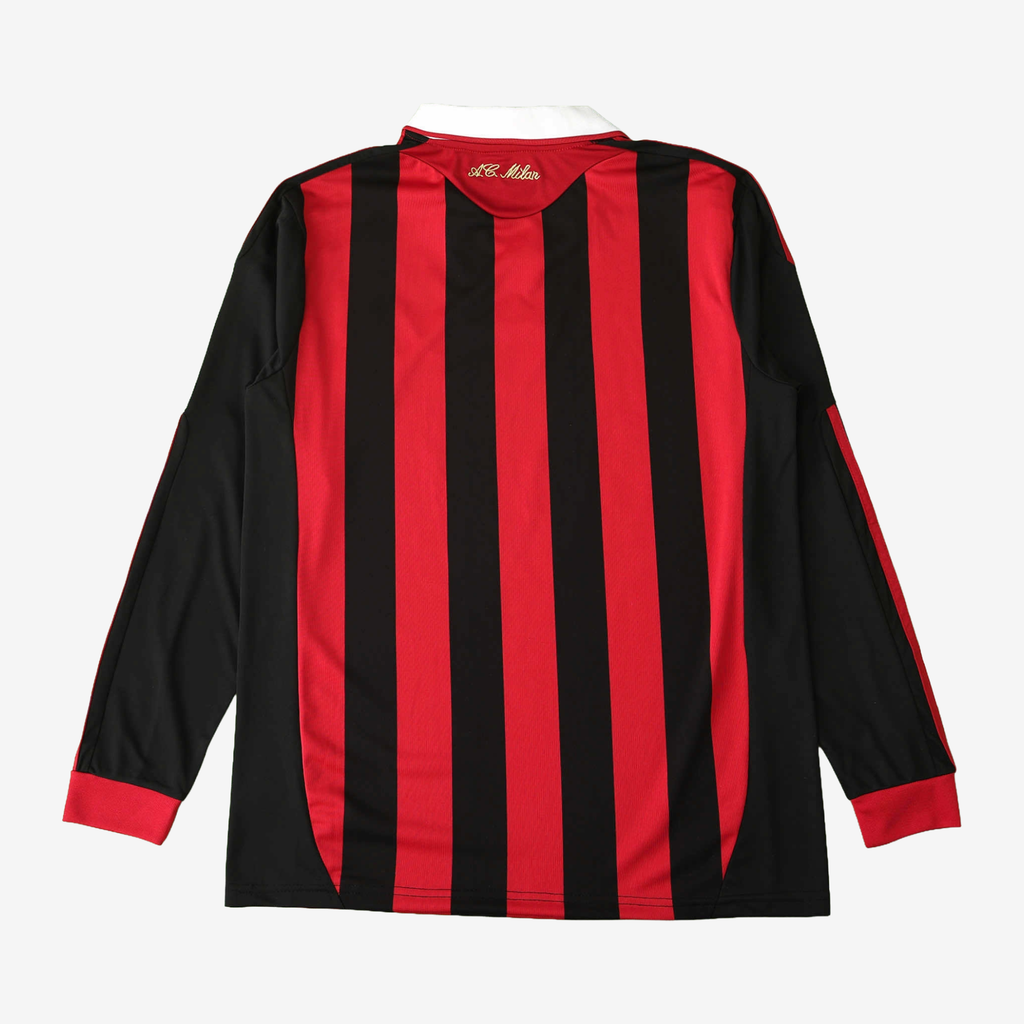 AC Milan Retro Home 09/10 Men's Long Sleeve Shirt