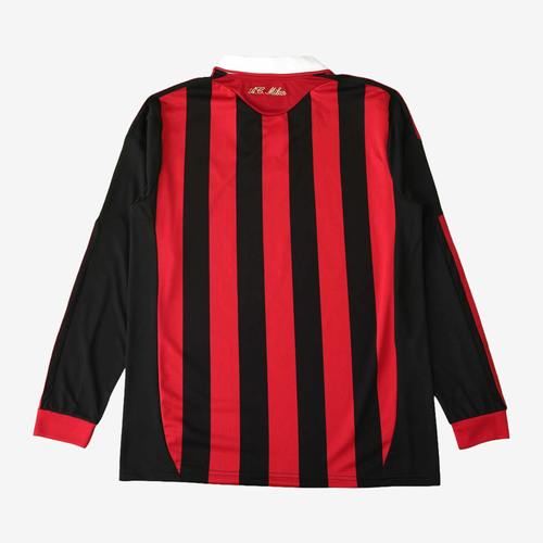 AC Milan Retro Home 09/10 Men's Long Sleeve Shirt