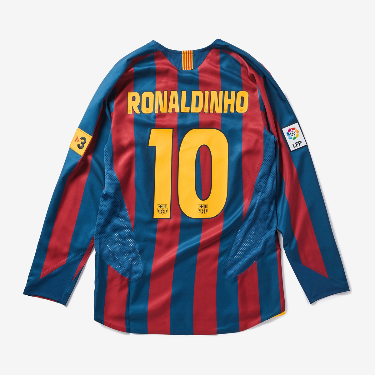 Barcelona Retro Home 05/06 Men's Long Sleeve Shirt