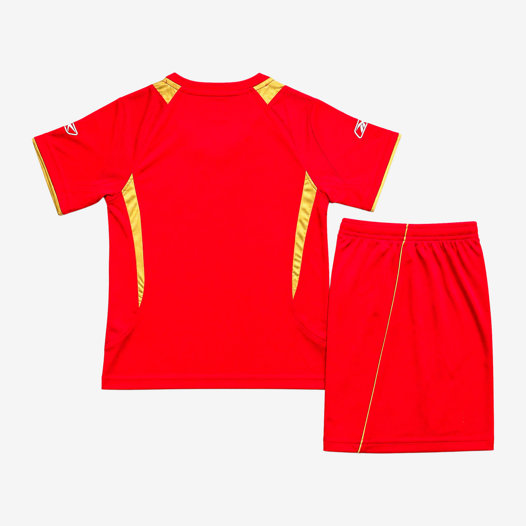 Liverpool Retro Home 05/06 Kids Shirt Kit