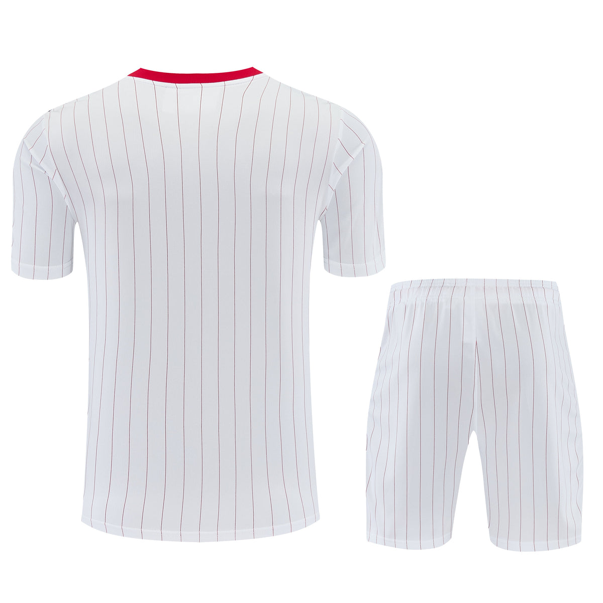 Manchester United Shirt and Shorts Set 26/27 - White Pinstripe
