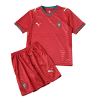 Portugal Home 26/27 Kids Long Sleeve Shirt Kit