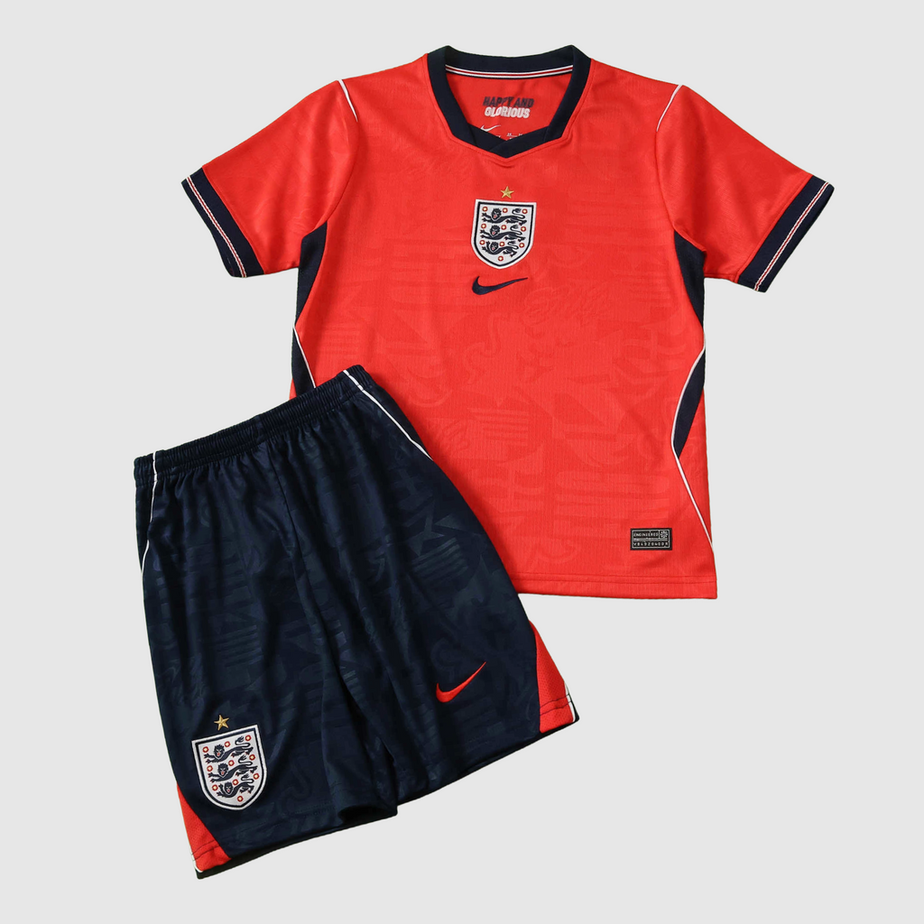 England Away 26/27 Kids Shirt Kit
