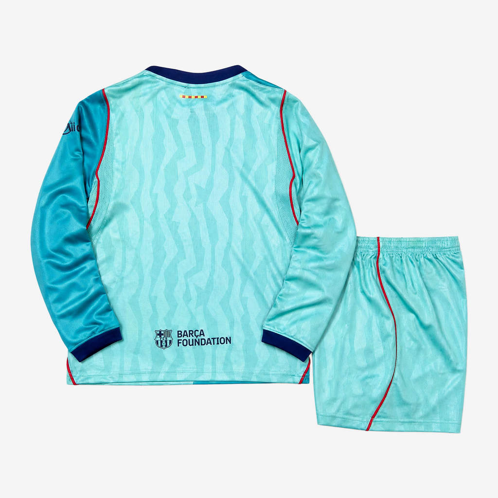 Real Madrid Third 26/27 Kids Long Sleeve Shirt Kit