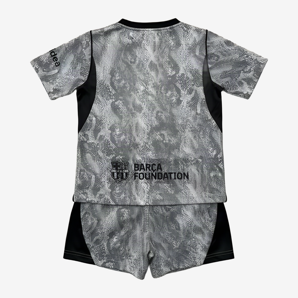 Barcelona Goalkeeper 26/27 Kids Shirt Kit - Grey