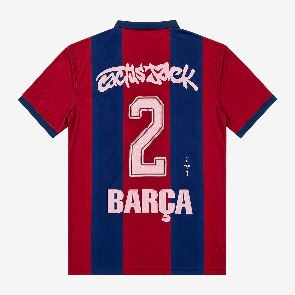 Barcelona Retro Home 2000/01 Oversized Shirt