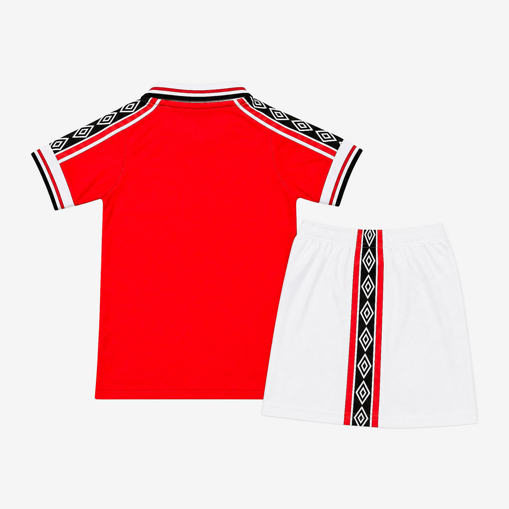 Manchester United Retro Home 98/99 Kids Shirt Kit