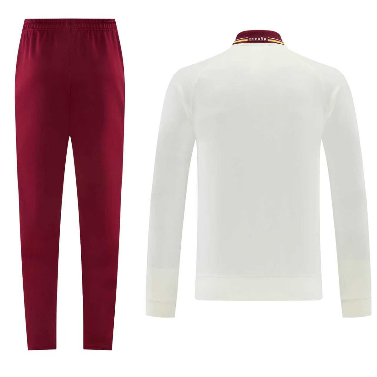 Spain Tracksuit 26/27 - White and Burgundy