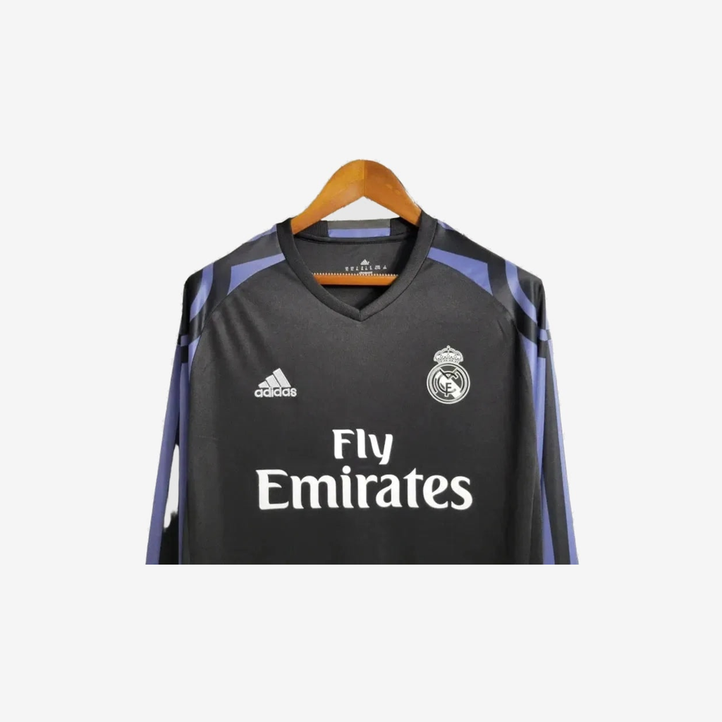 Real Madrid Retro Away 16/17 Men's Long Sleeve Shirt