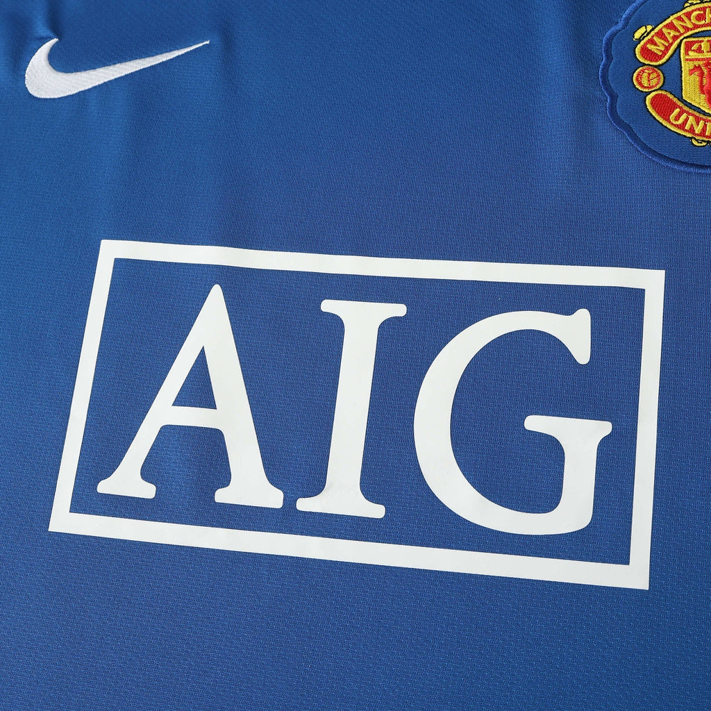 Manchester United Retro Away 08/09 Men's Long Sleeve Shirt
