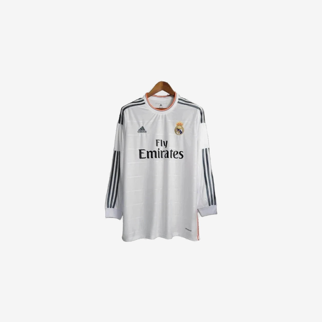 Real Madrid Retro Home 13/14 Men's Long Sleeve Shirt