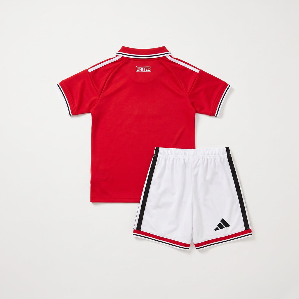 Manchester United Home 26/27 Kids Shirt Kit