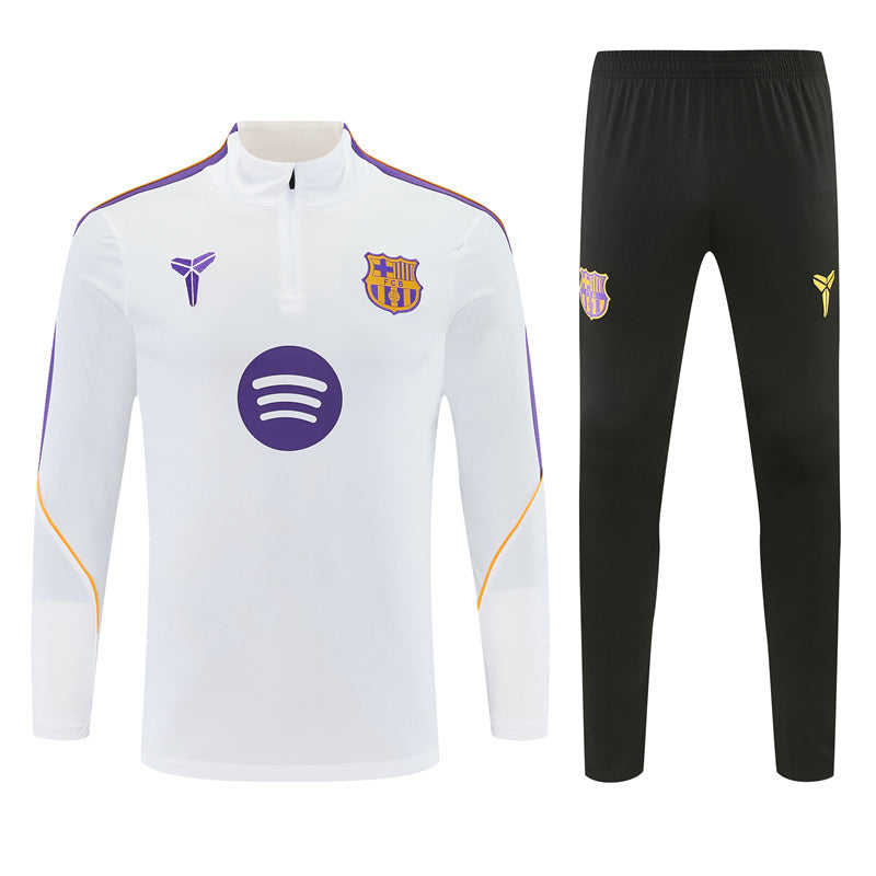 Barcelona Kids Tracksuit 26/27 - White