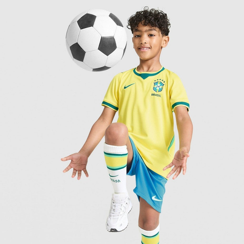 Brazil Home 26/27 Kids Shirt Kit
