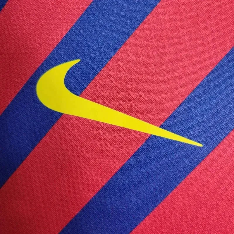 Barcelona Retro Home 11/12 Men's Long Sleeve Shirt