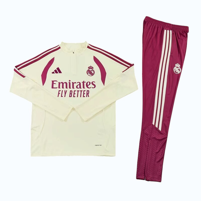 Real Madrid Training Suit 26/27 - Cream