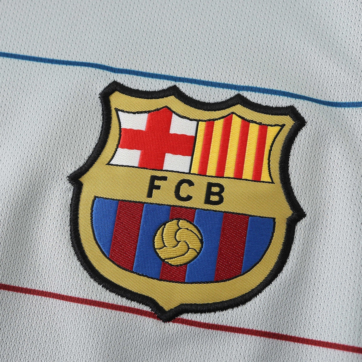 Barcelona Retro Away 03/04 Men's Long Sleeve Shirt
