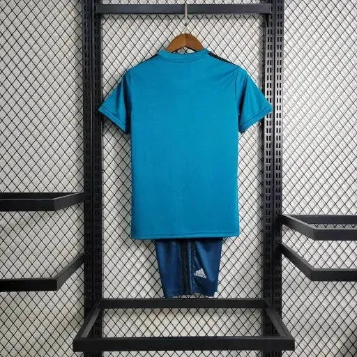 Real Madrid Retro Away 17/18 Kids Shirt Kit