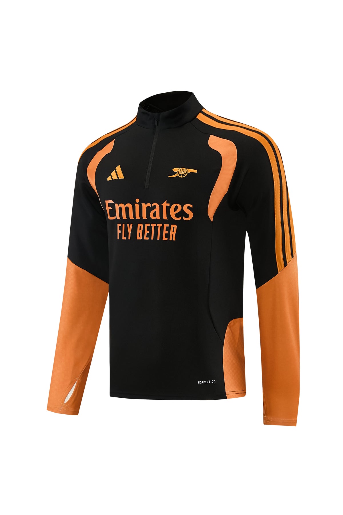 Arsenal Kids Tracksuit 26/27 - Black and Orange