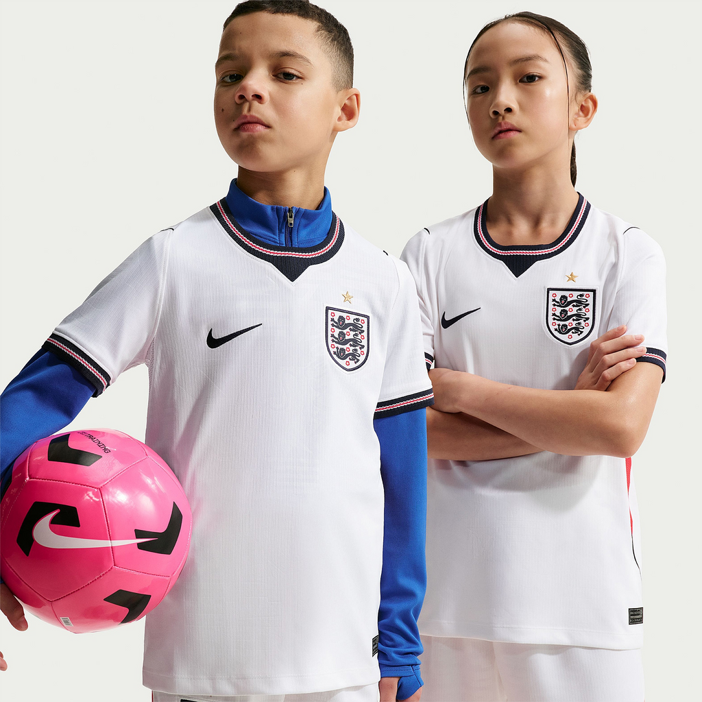 England Home 26/27 Kids Shirt Kit