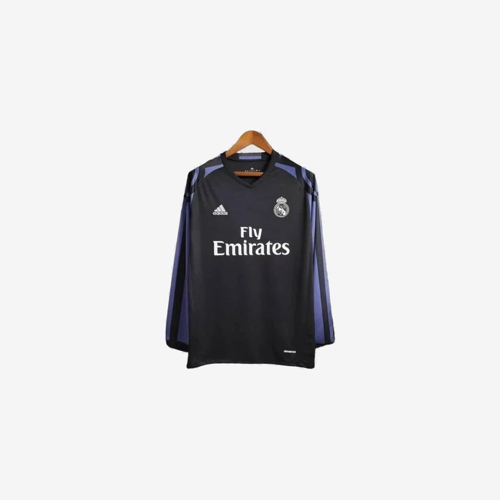Real Madrid Retro Away 16/17 Men's Long Sleeve Shirt