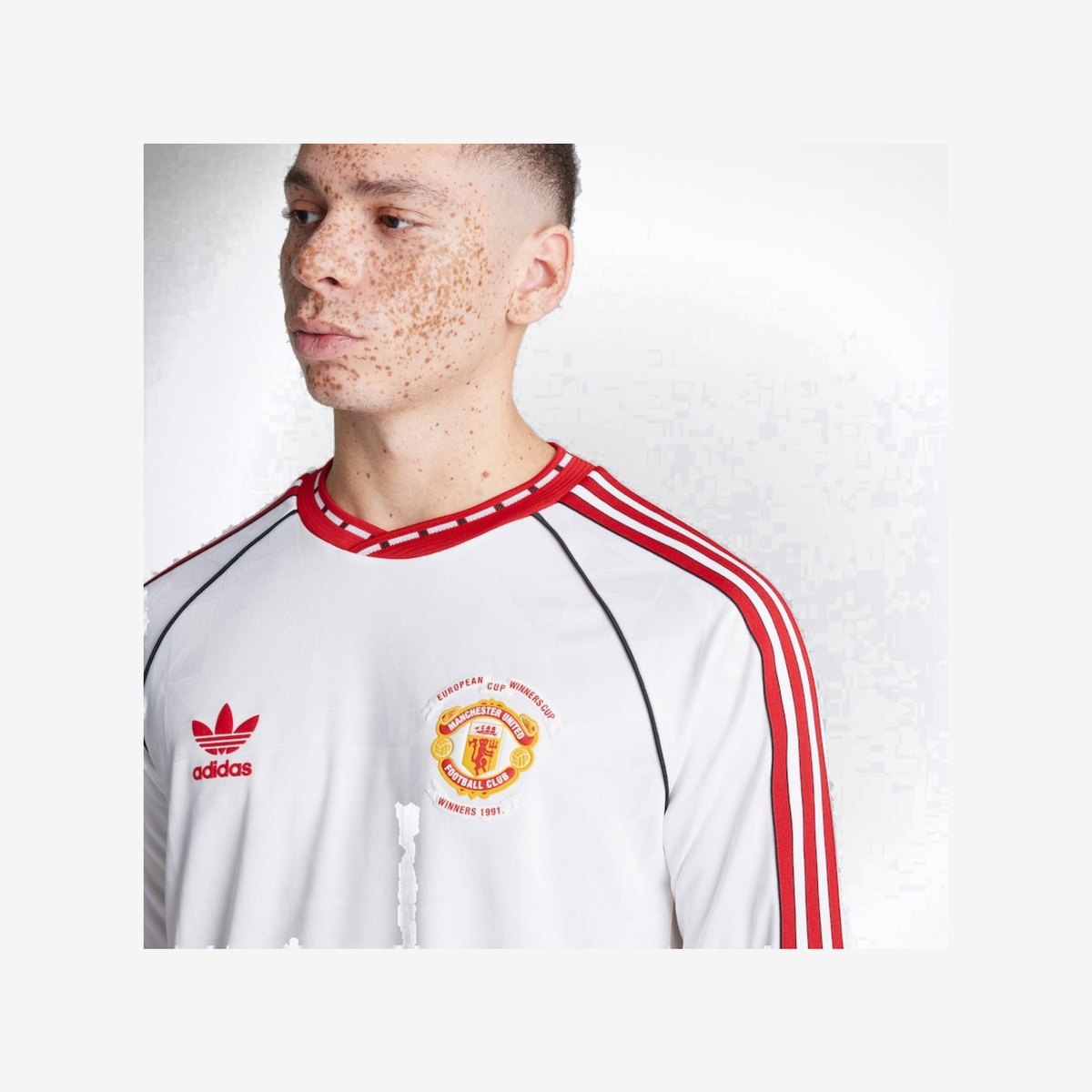 Manchester United Retro Away 1991 Men's Long Sleeve Shirt